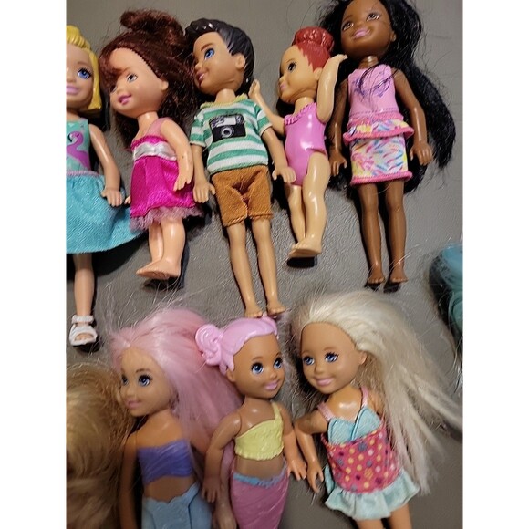 Barbie Little Sister Kelly Chelsea Friend Dolls Lot Tommy - Picture 8 of 9